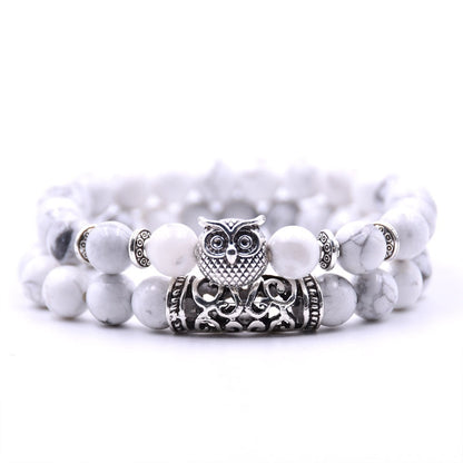 Owl Bracelet Jewelry Stone Bracelets