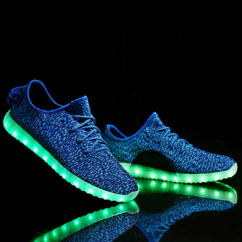 RayZing LED schuhe Usb Licht Up Unisex