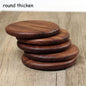 Tea Coffee Cup Pad Placemats Decor Walnut Wooden Coasters Durable Heat Resistant Square Round Drink Mat 1 Pcs Bowl Teapot