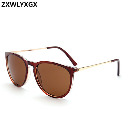 Retro Male Round Sunglasses Women Men Brand Designer Sun Glasses For Lady Alloy Mirror Oculos De Sol