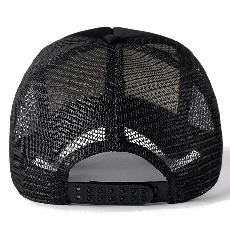 1 PCS Unisex Cap Casual Plain Mesh Baseball Cap Adjustable Snapback