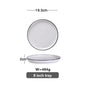 White With Black Edge Plate Ceramic Kitchen Tray Food Rice Salad Noodles Bowl Soup Kitchen Cooking Tool 1pcs Sale