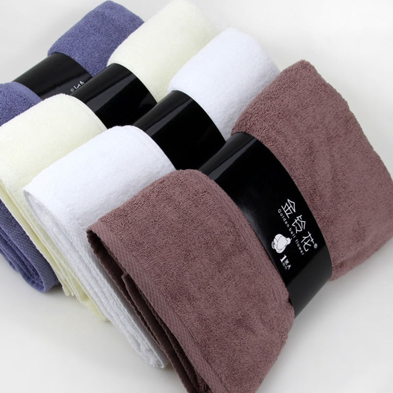Einfarbig 3 teile/satz Handtuch set weiche 17 farben 100% baumwolle Handtuch set einschließlich badetuch + facetowel + handtuch für home Reise
