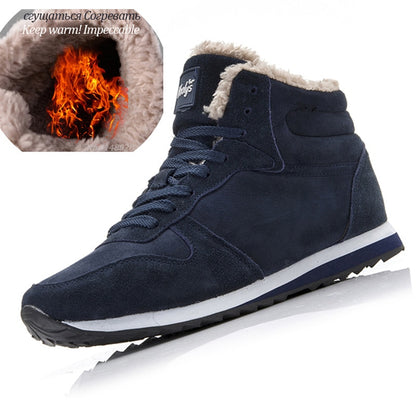 Men Boots Men Winter Shoes Plus Size 48 Warm