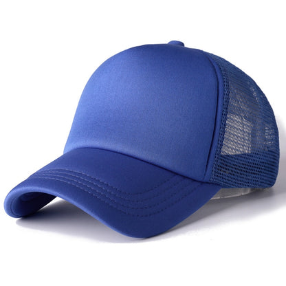 1 PCS Unisex Cap Casual Plain Mesh Baseball Cap Adjustable Snapback