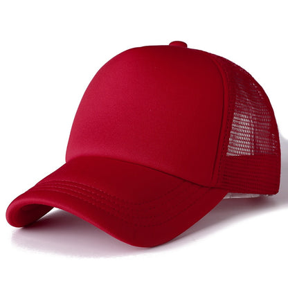 1 PCS Unisex Cap Casual Plain Mesh Baseball Cap Adjustable Snapback