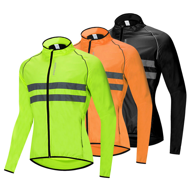 Ultralight Reflective Men's Cycling Jacket Long Waterproof