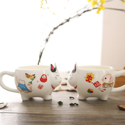 Nette Japanische Glückliche Katze Porzellan Tee-Set Kreative Maneki Neko Keramik Tee Tasse Topf mit Sieb Schöne Plutus Katze Teekanne becher