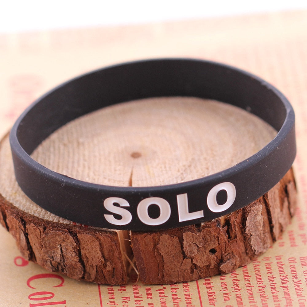 Black Anime Games Dota 2 Team Sport Bracelet Male Rubber