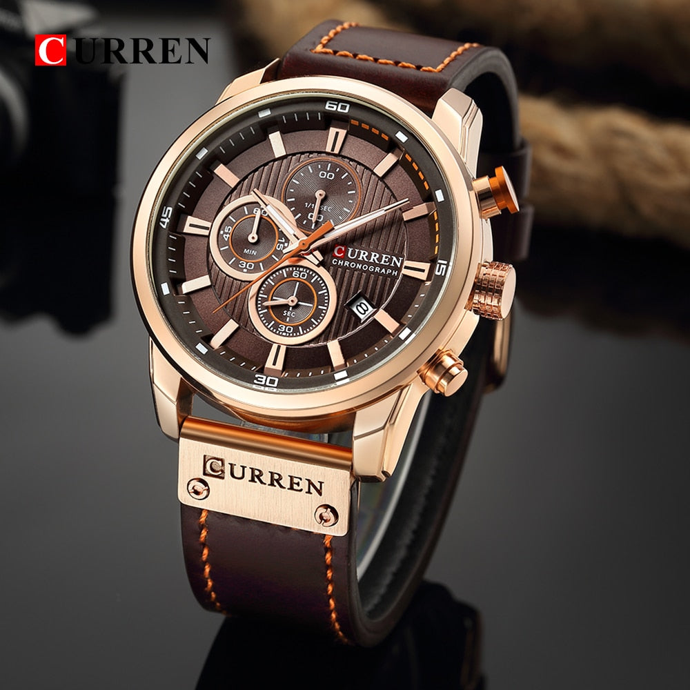 Curren Fashion Date Quartz Men Watches Top Brand