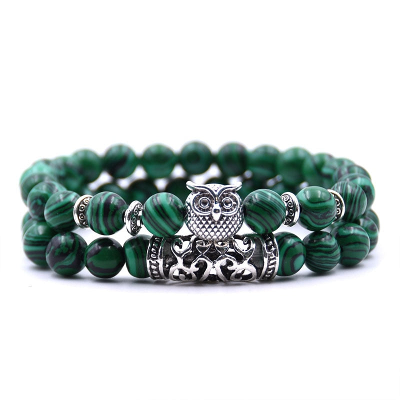 Owl Bracelet Jewelry Stone Bracelets