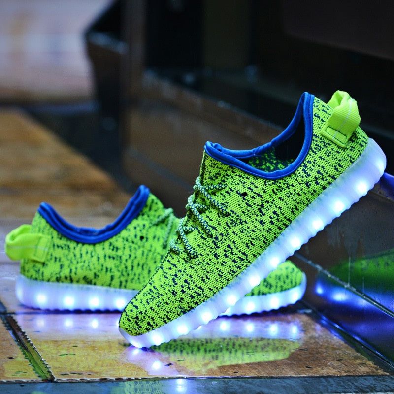 RayZing LED schuhe Usb Licht Up Unisex