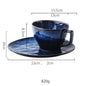 One person european-style creative western breakfast tableware set household ceramic plate milk cup oatmeal shots