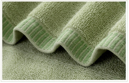 White Green Towel Set Bath Towel Washing Towel Hand Towel Terry Cloth toallas de baño serviette de3pcs/set Towel cerchief Gift