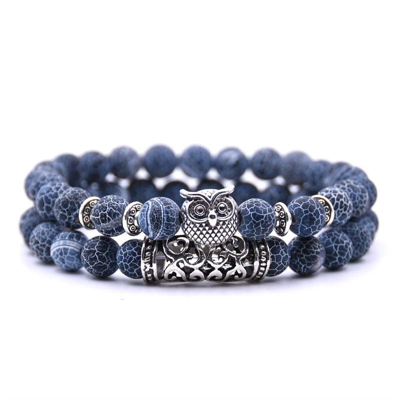 Owl Bracelet Jewelry Stone Bracelets