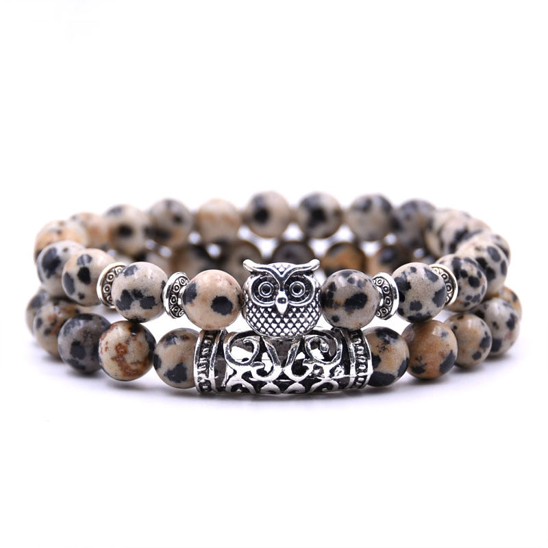 Owl Bracelet Jewelry Stone Bracelets