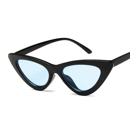 Vintage Cateye Sonnenbrille Frau Sexy Retro Kleine Katze Auge Sonnenbrille Marke Designer Bunte Brillen Für Weibliche Oculos De Sol