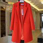 Spring Autumn Blazer Coats Women Clothing Long Sleeve Suit Jackets Casual Tops Female Slim Blazer Long Windbreaker Coat
