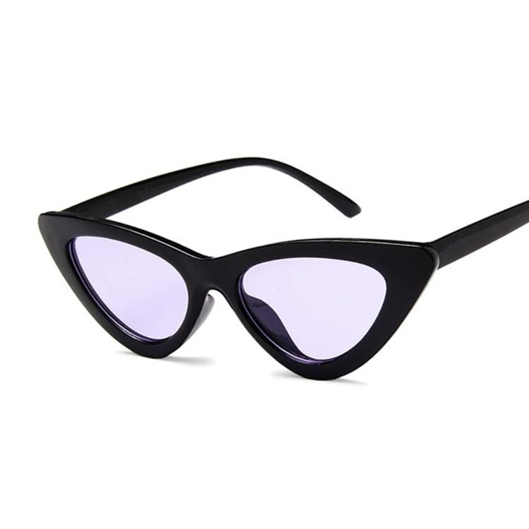 Vintage Cateye Sunglasses Woman Sexy Retro Small Cat Eye Sun Glasses Brand Designer Colorful Eyewear For Female Oculos De Sol