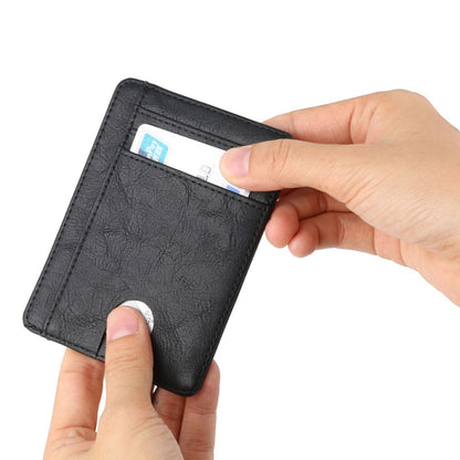 Slim RFID Blocking Leather Wallet Credit ID Card Holder Purse Money Case for Men Women 2020 Fashion Bag 11.5x8x 0.5cm