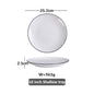 White With Black Edge Plate Ceramic Kitchen Tray Food Rice Salad Noodles Bowl Soup Kitchen Cooking Tool 1pcs Sale