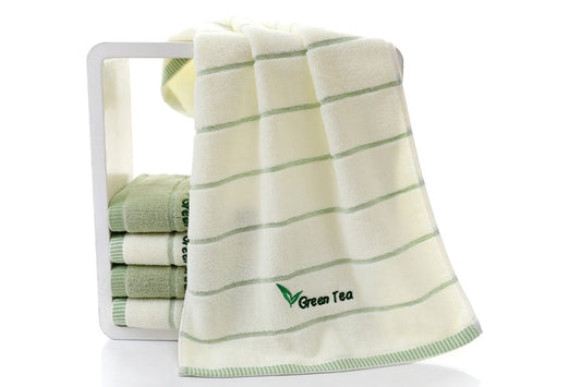 White Green Towel Set Bath Towel Washing Towel Hand Towel Terry Cloth toallas de baño serviette de3pcs/set Towel cerchief Gift
