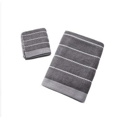 Women And Men Wave Printed Breathable Soft Cotton Face Towel Bath Hand Towel Quick Dry Towel