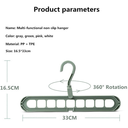 1/2pcs Magic Multi-port Support hangers for Clothes