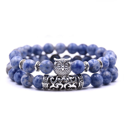 Owl Bracelet Jewelry Stone Bracelets