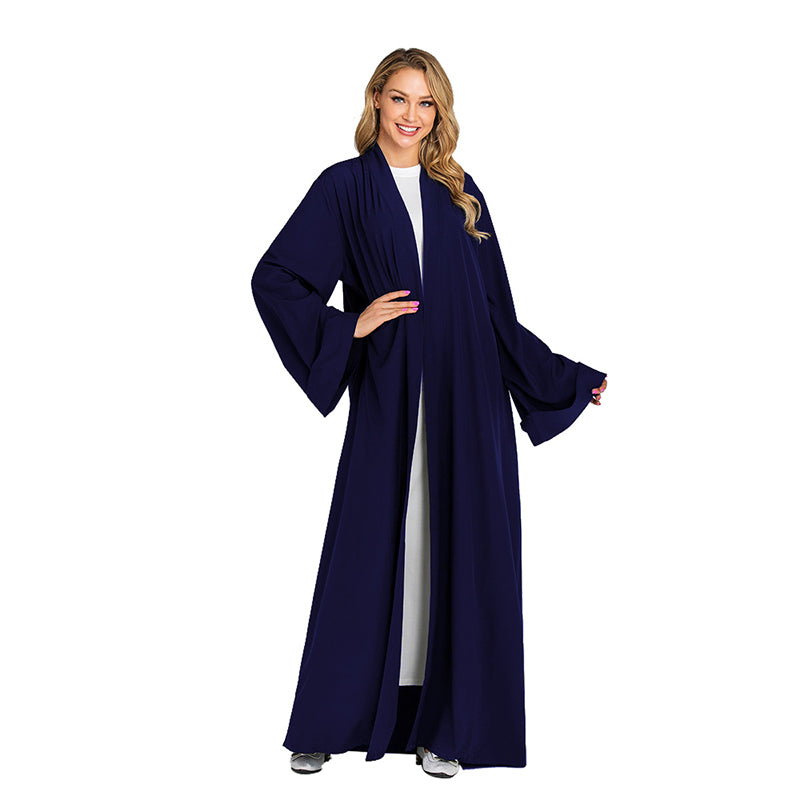 Öffnen Kaftan Dubai Abaya Truthahn Kimono Strickjacke Islam