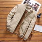 Spring Autumn Men's Bomber Jackets Casual Male Outwear Windbreaker Stand Collar