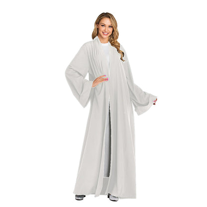 Öffnen Kaftan Dubai Abaya Truthahn Kimono Strickjacke Islam