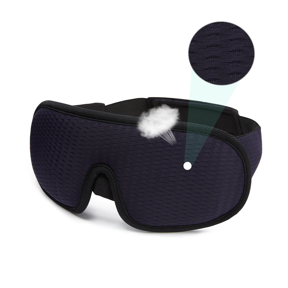 3D Sleep Mask Block Out Light Soft Padded Sleeping Mask For Eyes Slaapmasker Eye Shade