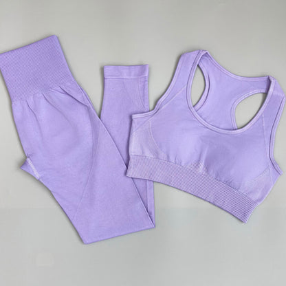 Fitness Frauen Yoga Set Nahtlose Sportswear Workout