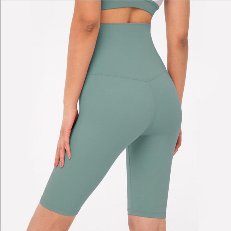 High Waist Energy Yoga Shorts Seamless