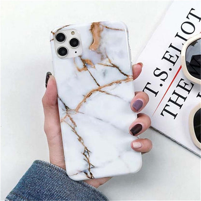 Ottwn Marble Stone Texture Phone Case For iPhone