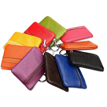 New Women Genuine Leather Wallet Female Purses Women Zipper Coin Purses Kids Storage Bag Bags Pouch