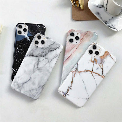 Ottwn Marble Stone Texture Phone Case For iPhone