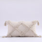 Boho Throw Pillow Case Nordic Decorative Tufted Cushion Cover Tassel Macrame Luxury Pillow Cover for Bed Sofa Couch Home Decor