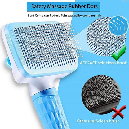 Dog Hair Remover Brush Cat Dog Hair Grooming And Care Comb For Long Hair Dog Pet Removes Hair Cleaning Bath Brush Dog Supplies