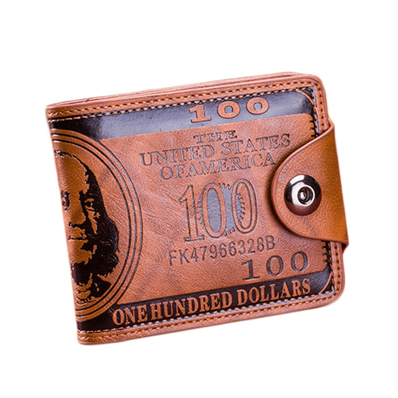 Leder Männer Brieftasche 2023 Dollar Preis Brieftasche Casual Kupplung Geldbörse Tasche Kreditkarte Halter Mode Neue billetera hombre