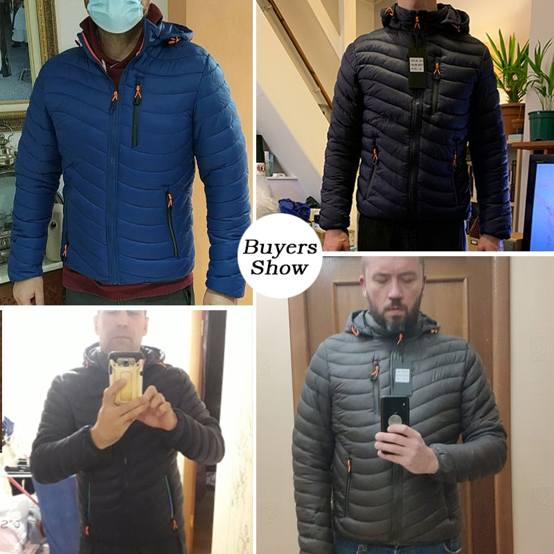 Winter Warm Waterproof Jacket Men 2023