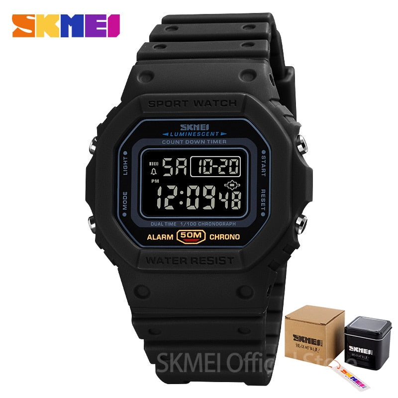 Multifunctional Digital Sport Watch Men 2 Time