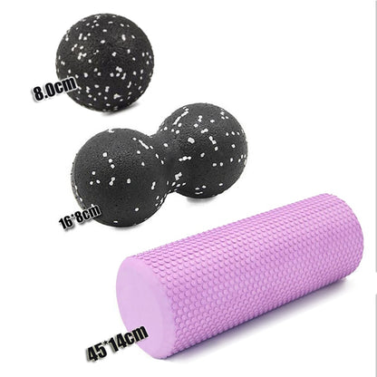 30/45cm Yoga Foam Roller Block Pilatus Foam Roller EVA Muscle