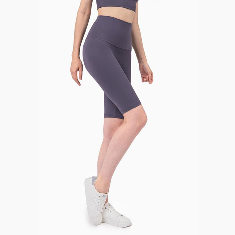 High Waist Energy Yoga Shorts Seamless