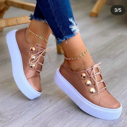 Fashion Round Toe Platform