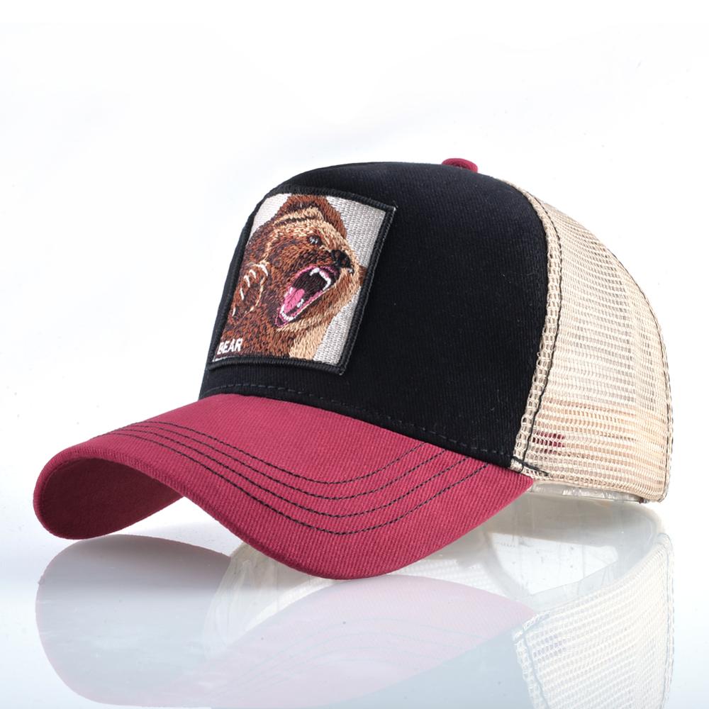 Fashion Animals Embroidery Baseball Caps