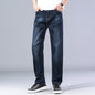 6 Colors Spring Summer Men's Thin Straight-leg Loose Jeans Classic Style Advanced Stretch Baggy Pants Male Plus Size 40 42 44