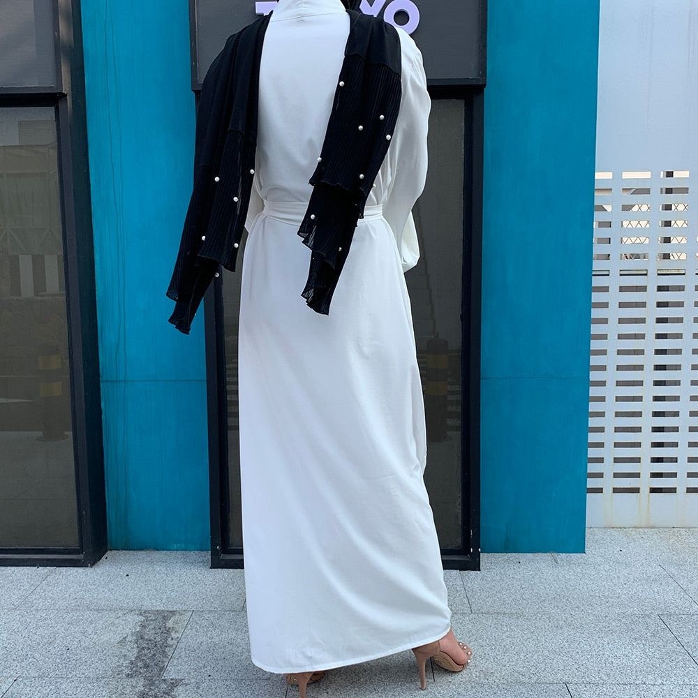 Open Kaftan Dubai Abaya Turkey Kimono Cardigan Islam