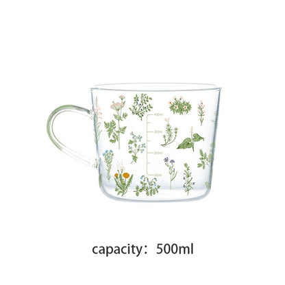 Kreative Cartoon Blume Kaffee Becher Hause Büro Glas Wasser Tasse Handgriff Milch Frühstück Drink Cup DROPSHIPPING